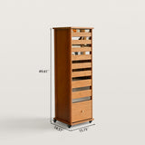 Multi-Drawer Storage Cabinet on Wheel with Compartments