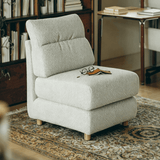 Modern Lounge Sofa with Detachable Legs for Floor Tatami Mode