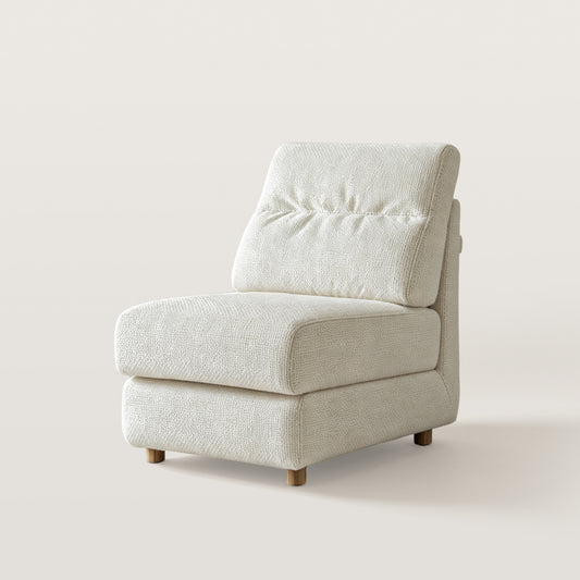 Modern Lounge Sofa with Detachable Legs for Floor Tatami Mode