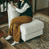 Modern Lounge Sofa with Detachable Legs for Floor Tatami Mode