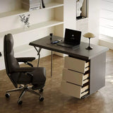 High-Back Executive Office Chair with Metal Base and Wheels