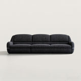 Modern Sofa with Stainless Steel Trim for Living Room