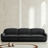 Modern Sofa with Stainless Steel Trim for Living Room