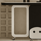 Modern Extendable Dining Table with Wheels