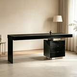 Modern Office Desk with Hidden Storage for Home Office