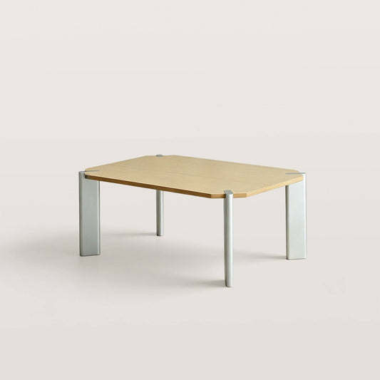 Modern Coffee Table with Metal Legs for Living Room