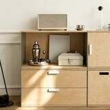 Modular Storage Cabinet with Drawers and Shelves