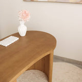 Organic Office Desk with Curved Legs for Home Office