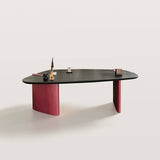 Modern Asymmetrical Desk with Sculptural Base