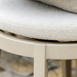 Outdoor Dining Chair with Curved Back for Garden