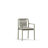 Modern Outdoor Dining Chair with Metal Frame