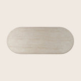 Modern Outdoor Dining Table with Double Pedestal Base
