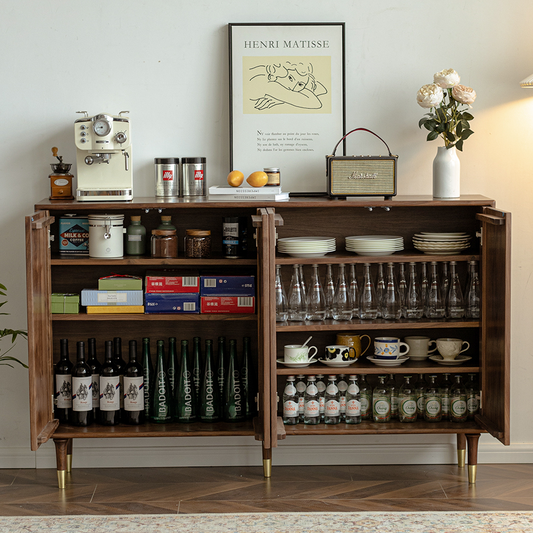 Mid-Century Buffet Sideboard Storage Cabinet