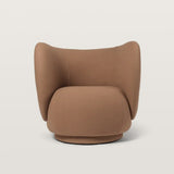 Modern Lounge Chair Round Single Person Sofa