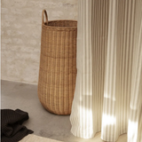 Braided Rattan Laundry Basket