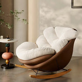 Rocking Chair Lounge Chair with Plush Cushion