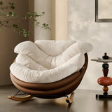 Rocking Chair Lounge Chair with Plush Cushion