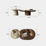 Modern Dual Coffee Table Set