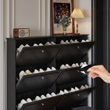 Ultra-Slim Flip Shoes Storage Cabinet