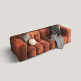 Upholstered Loveseat Sofa Modern Deep Seat Couch