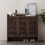 Entryway Shoes Storage Cabinet Wooden Sideboard