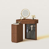 Small Corner Makeup Vanity Cupboard Dressing Table