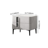 Modern Nightstand with Drawers Freestanding Bedside Table