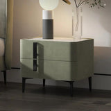 Modern Nightstand with Drawers Freestanding Bedside Table