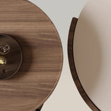 Modern Style Round Coffee Table with Storage