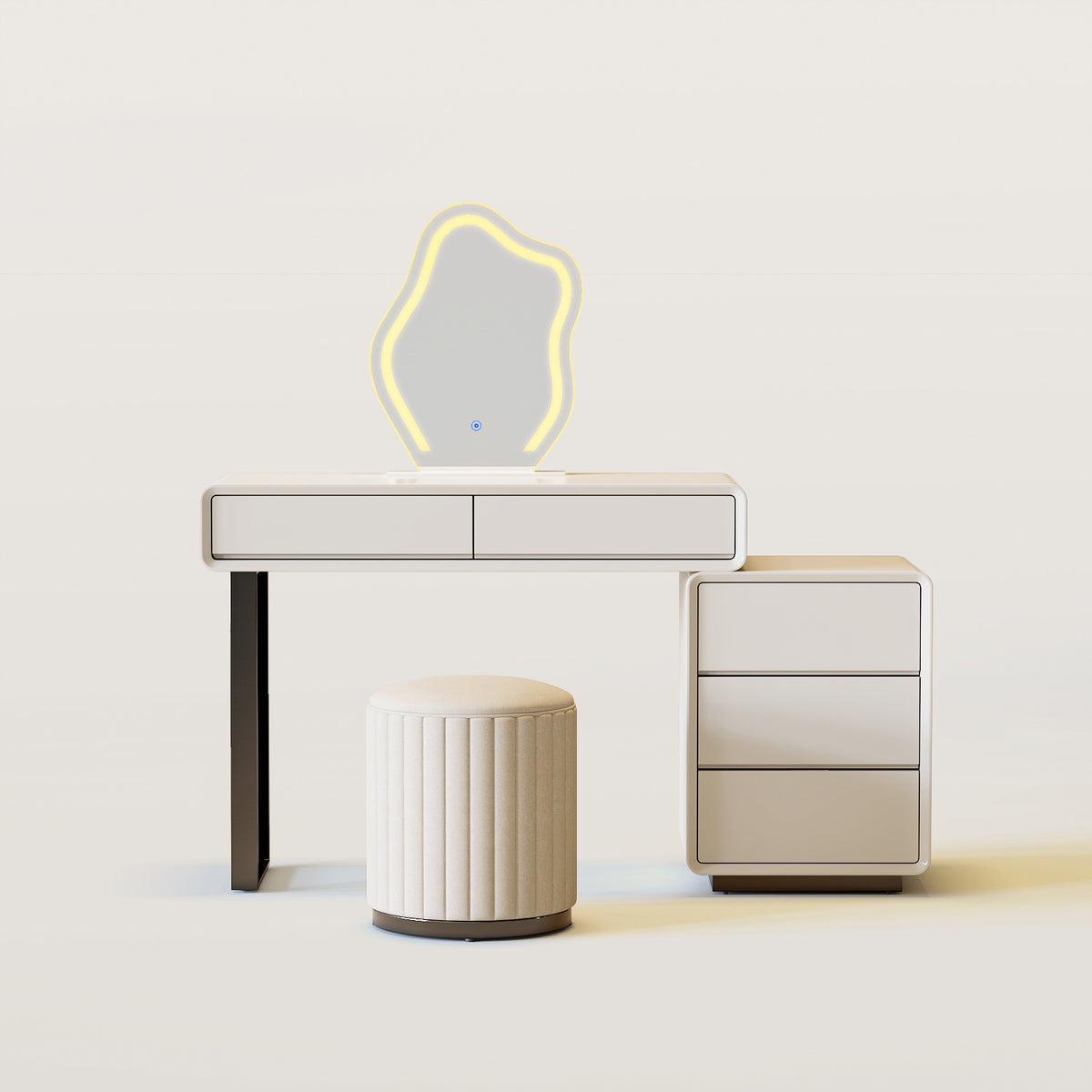 Bedroom Makeup Vanity Table with Mirror