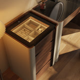 Modern Makeup Vanity Set with Light Dressing Table with Jewelry Storage Cabinet