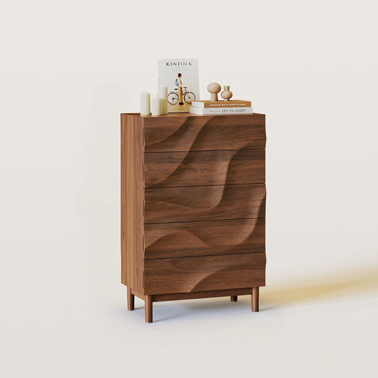 Modern 5 Drawers Dresser Chests Drawer Organizer