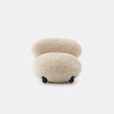 Modern Plush Lounge Chair High Back Lazy Sofa
