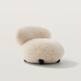 Modern Plush Lounge Chair High Back Lazy Sofa