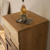 Wooden Storage Cabinet Side Table