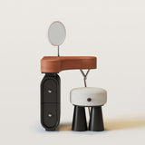 Modern Corner Makeup Vanity Set Dressing Table