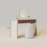 Modern Makeup Vanity Set Dressing Table Set with Drawers
