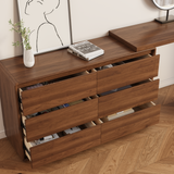 Modern Makeup Vanity Table Set Extendable Storage Cabinet