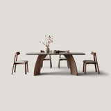 55in Modern Rectangle Dining Table For 4-6