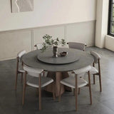 59'' Modern Round Dining Table for 6