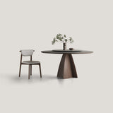 59'' Modern Round Dining Table for 6