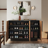 Modern Sideboard Buffet Shoe Storage Cabinet with Shelf