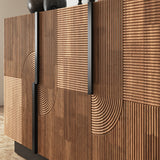 Modern Sideboard Buffet Shoe Storage Cabinet with Shelf