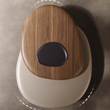 Small Oval Mod Rotatable Coffee Table