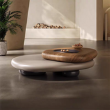 Small Oval Mod Rotatable Coffee Table