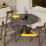 47'' Round Pedestal Dining Table For 4