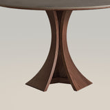 47'' Round Pedestal Dining Table For 4