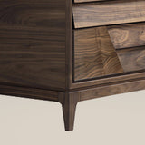 Solid Wood Nightstand Bed Side Table with Drawers