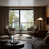 Modern Single Sofa Chair Leather Upholstered Armchair
