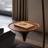 Metal Pedestal Side Table Floor Lamp Bedside Table